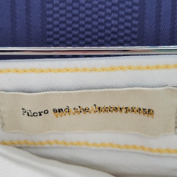 Pilcro and the Letterpress White Ankle Jeans Size 26 - Picture 8 of 16